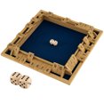 thumbnail image 1 of Gymax Shut The Box Game for 2-4 Players 24 Inch Extra-Large Wooden Board w/10 Numbers, 1 of 10