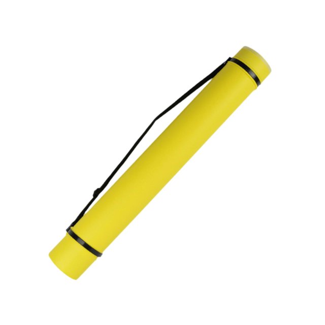 Yingyy Extendable Poster Tube Poster Carrying Case for Blueprints shape.Its portable design makes Drafting Drawings Yellow