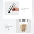 thumbnail image 5 of SPOORYYO Gravity Electric Salt and Pepper Grinder Set, Adjustable Coarseness, Automatic Mill with Blue LED Light, Battery-Powered, One-Hand Operated, 5 of 9