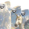 thumbnail image 3 of Unicorns Grassland Sky and Ainbow Black Out Curtains 84 Inch Length for Bedroom Living Room Windows 2 Panels Set, 3 of 6