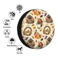 thumbnail image 4 of Sikiie Autumn Vintage PVC Leather Spare Tire Wheel Cover Spare Tire Cover, for Car Truck SUV Camper Trailer Universal Fit(14-17in)-15 inch, 4 of 6