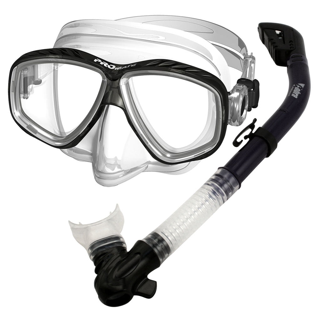 Snorkeling Mask Snorkel Set, Blue -