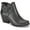 Dark Grey, variant on Baretraps Womens Reggie Side Buckle Almond Toe Ankle Boots