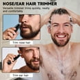 thumbnail image 5 of Huauoo Rechargeable Nose and Ear Trimmer, Unisex, Black, 5 of 5