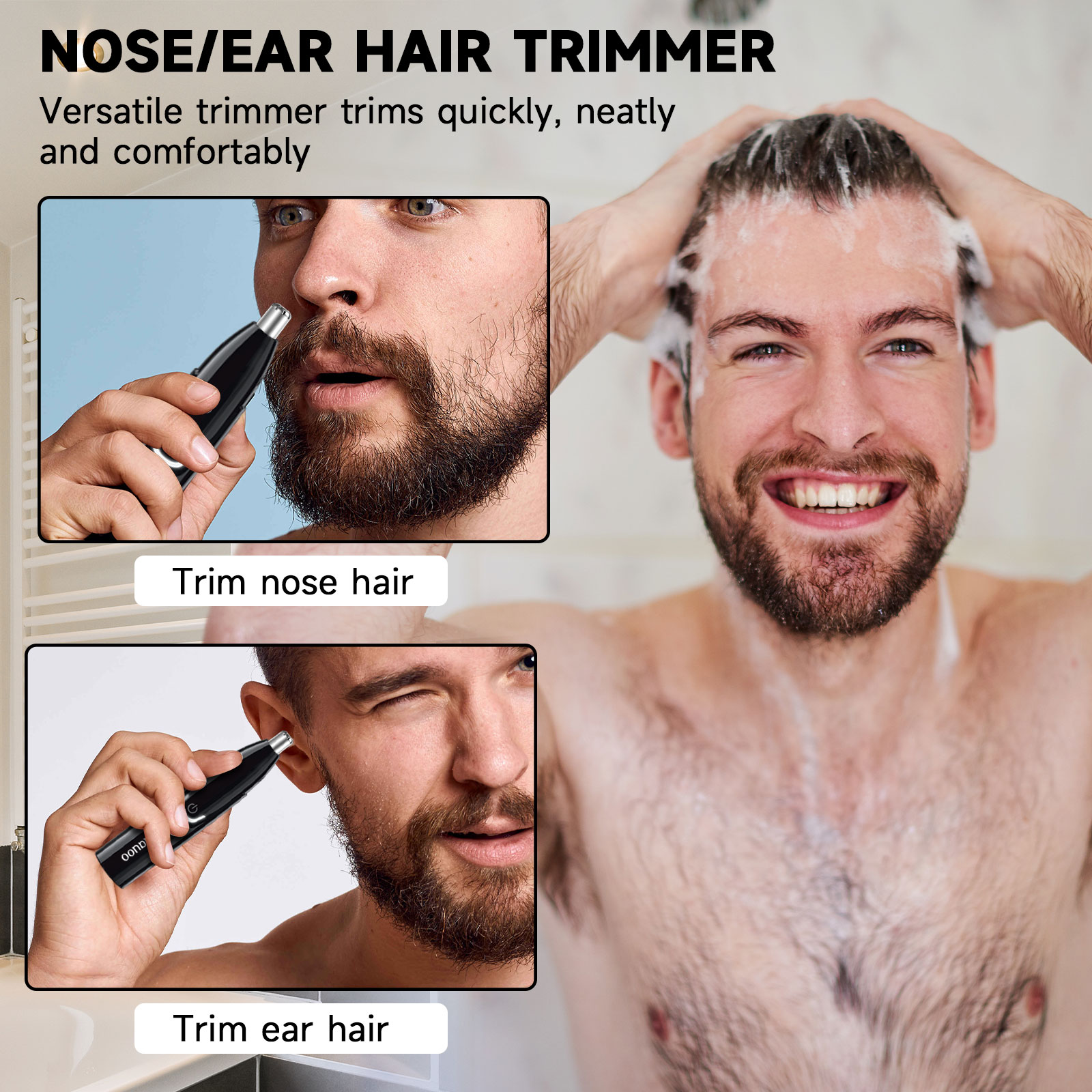 Huauoo Rechargeable Nose and Ear Hair Trimmer photo 6