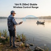 AQUOS Haswing Rechargeable Wireless GPS Trolling Motor Remote Control