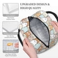 thumbnail image 6 of Logiee Lovely Bear Print Lunch Bag for Women & Men,Adult Insulated Lunch Box,Food Lunch Containers,Reusable High Capacity Lunch Tote Bags for Work, Travel, Outdoor, 6 of 9