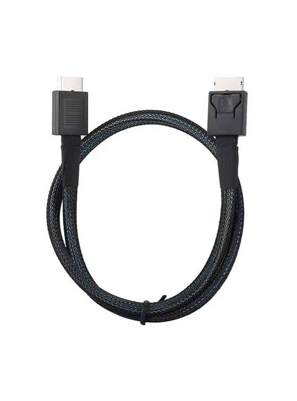 O16Gbps MiniSAS OcuLink SFF-8611 Male to SFF-8611 Male Connector Cord 0.5M