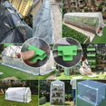 thumbnail image 4 of Pack of 24 Greenhouse Clamps Plastic Row Cover Netting Tunnel Film Hoop Clips Garden Shading Pipe Household Gardening, 4 of 9