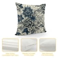 thumbnail image 4 of COMIO Teal Decorative Throw Pillow Covers Sunflower Dahlia Pillow Covers for Couch Sofa Bed Living Room ,Outdoor Pillow Covers Boho Throw Pillow Cover Square Pillowcase Farmhouse Home Decor White, 4 of 5