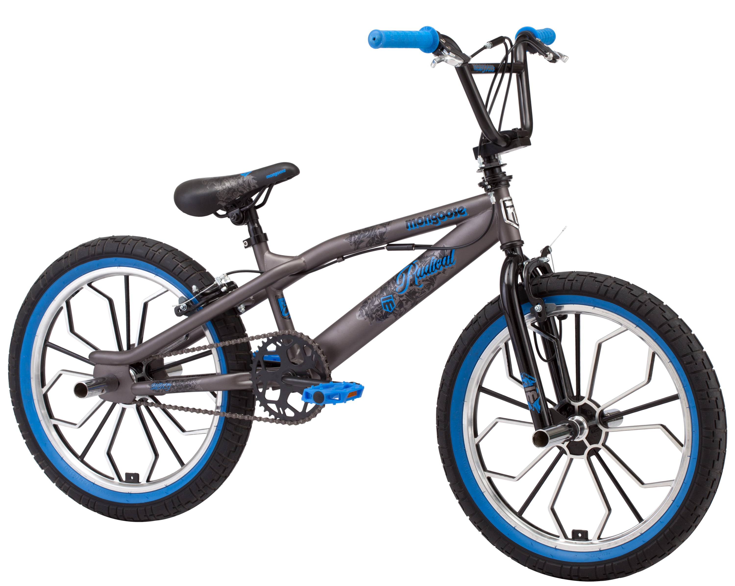 Mongoose Radical kids BMX bike, 20-inch 