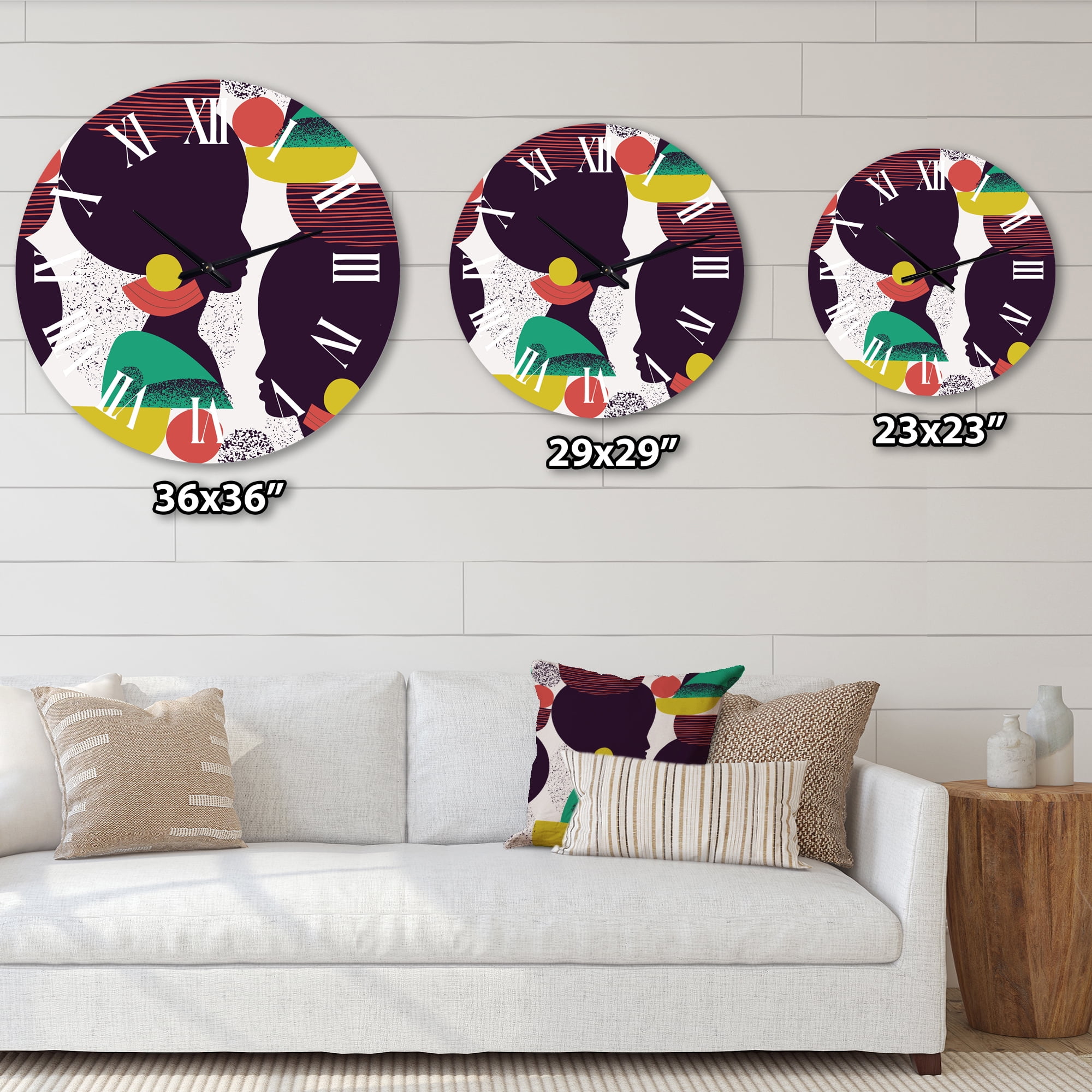 Designart 1 in Quartz Modern/Contemporary Wall Clock