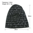 thumbnail image 6 of Dyfzdhu Women&Men Unisex Print Hat Ruffle Cancer Chemo Beanie Scarf Collar Turban Head Wrap Gray, 6 of 7
