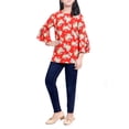 thumbnail image 1 of Hauts Tissés pour Fille Junior Imprimé Rouge, 1 of 4