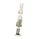 thumbnail image 2 of Estatua de niña conejo Figura de niña conejo Escultura decorativa moderna de escritorio para Verde, 2 of 9