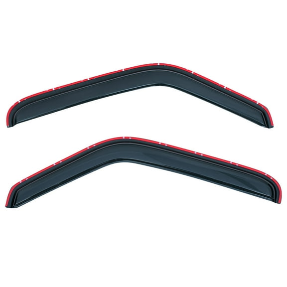 2Pcs Front Door Smoke Vent Window Visor, Side Window Deflector W/In-Channel Tape-On Type, Compatible With 94-10 B2300 B2500 B3000 B4000/ 93-11 Ranger Regular & Extended Cab