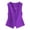 Purple, variant on Womens V Neck Vest Top Sleeveless Button Down Fully Lined Solid Going Out Crop Tops Slim Fit Sleeveless Vest Cardigan Short Crop Top