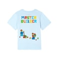thumbnail image 2 of LEGO Little Boys' Short Sleeve T-Shirt Light Blue Bricks, 2 of 6