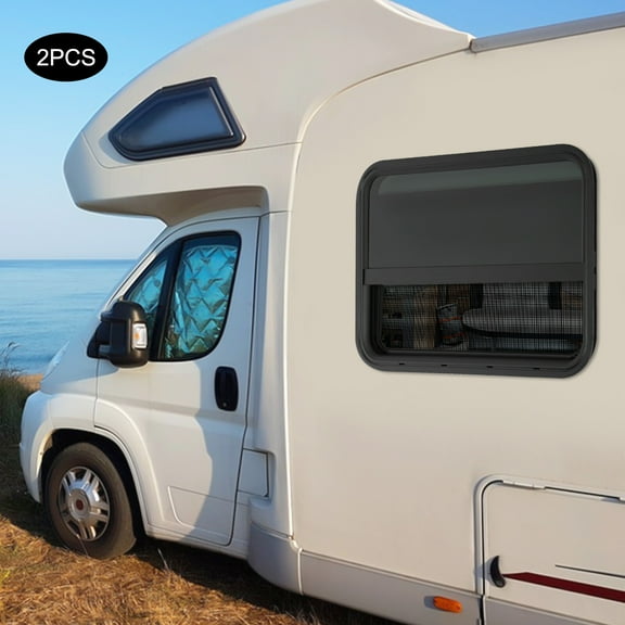 DENEST RV Window, 2 PCS RV Windows, RV Vertical Slide Window