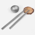 thumbnail image 3 of Pure Titanium Chopsticks Hollow Chopsticks Outdoor Tableware Camping Chopsticks, 3 of 5