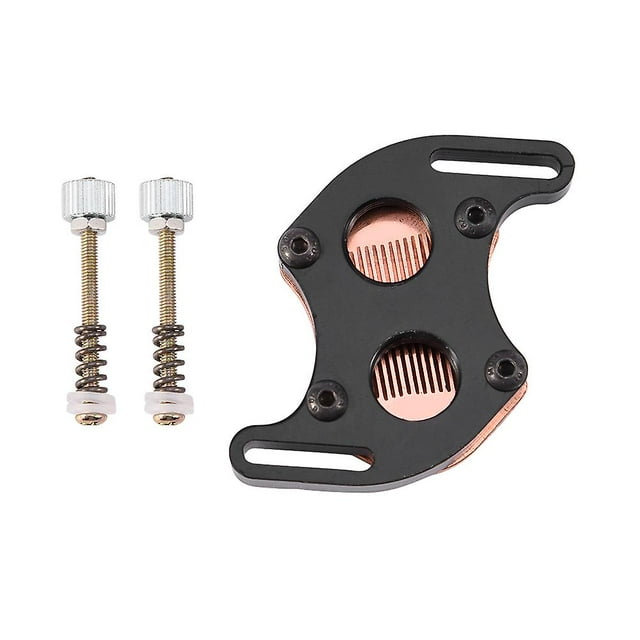Mini South Bridge Cooling Water Block Cooler Kit Red Copper Base for PC Computer 4.4-5.8CM