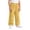 Yellow#9527, variant on BOOMNY Girl's Casual Pants Wide Leg Loungewear Pants for Kids Trendy Elastic Waist Solid Lightweight Trousers With Pockets