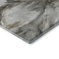 thumbnail image 3 of Addison Rugs Mayfield Premium Machine Washable Transitional Floral Silver Rectangle Rug, 10' X 14' Machine Washable Transitional Floral Silver Oversized Sherpa Throw Blanket, 3 of 6