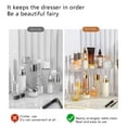 thumbnail image 3 of 2-Tier Corner Bathroom Counter Organizer Bathroom Countertop Shelf Makeup Organizer for Vanity Perfume Tray for Corner Storage, 3 of 6