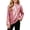 Hot Pink, variant on Purcolt Girls Metallic Shiny Long Sleeve T-Shirt Kids Sparkly Crew Neck Loose Fit Casual Top Party Performance Costume Tees, Size 2-15 Years