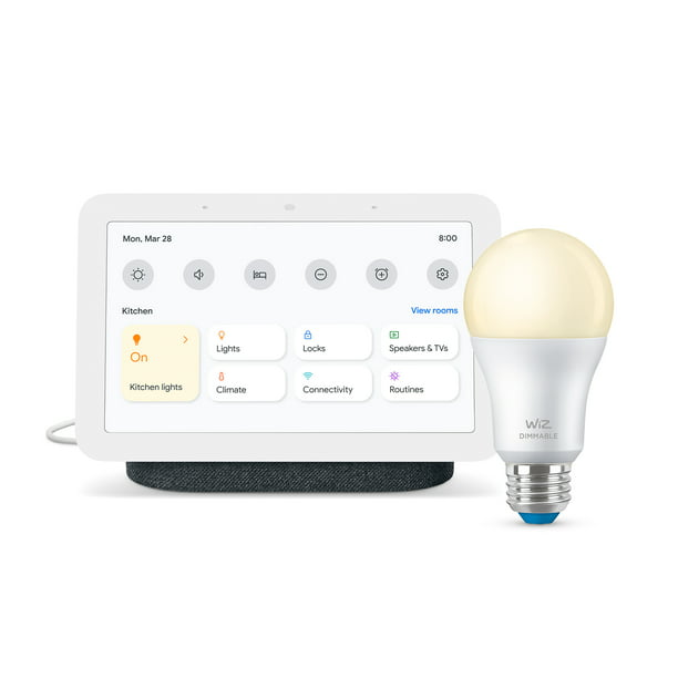 Google Nest Hub (Gen 2) Smart Home - Wiz Smart Connected LED Light Bulb - - Walmart.com