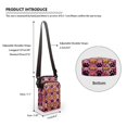 thumbnail image 6 of HELLHERO (Bag Only) Crossbody Sling Bags Polyester, Stylish Crossbody Bags, Puppy Paw Prints, 6 of 7