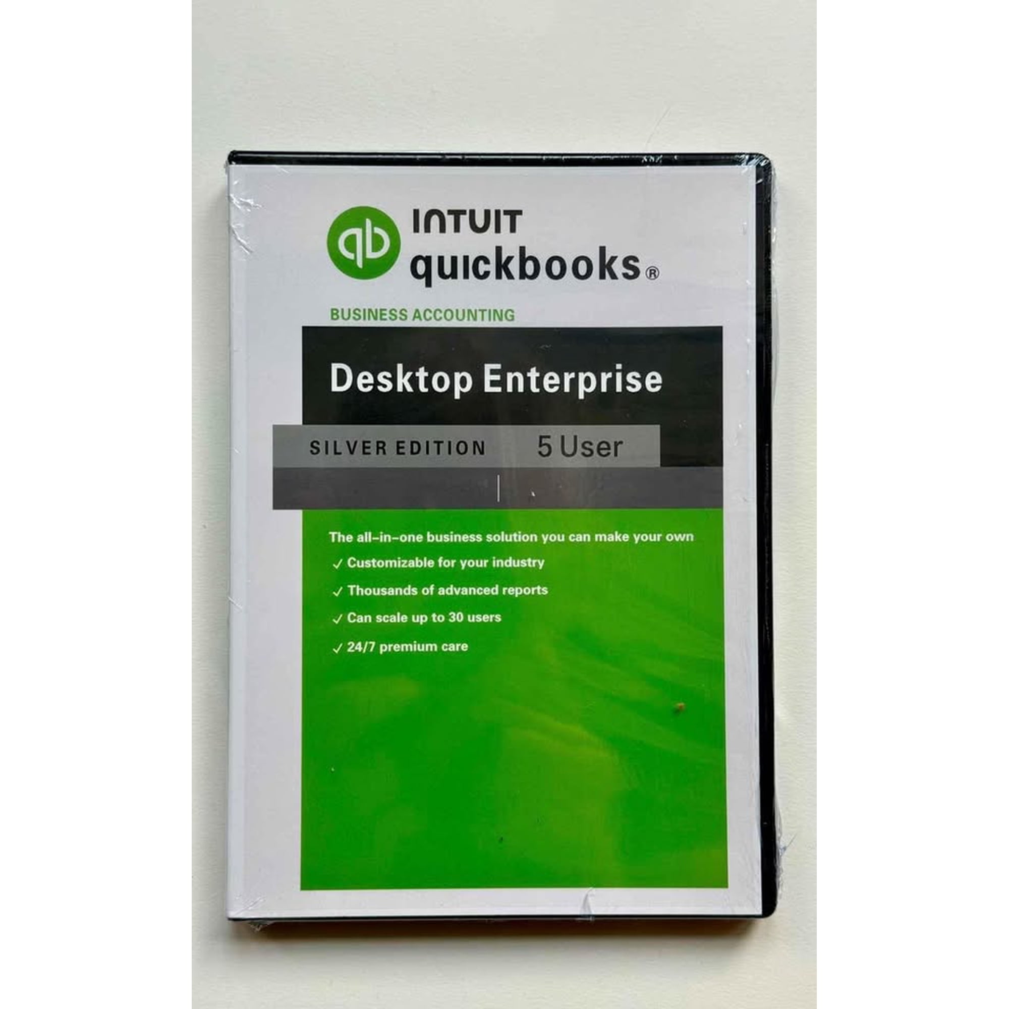 Quick Books Desktop Enterprise 2024 5 users for Windows 10/11 CD/USB