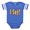 Royal Blue, variant on CafePress - I Say_New - Cute Infant Baby Football Bodysuit