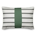 thumbnail image 2 of Creative Products Mirrored Stripes Green 14 x 20 Indoor / Outdoor Pillow, 2 of 3