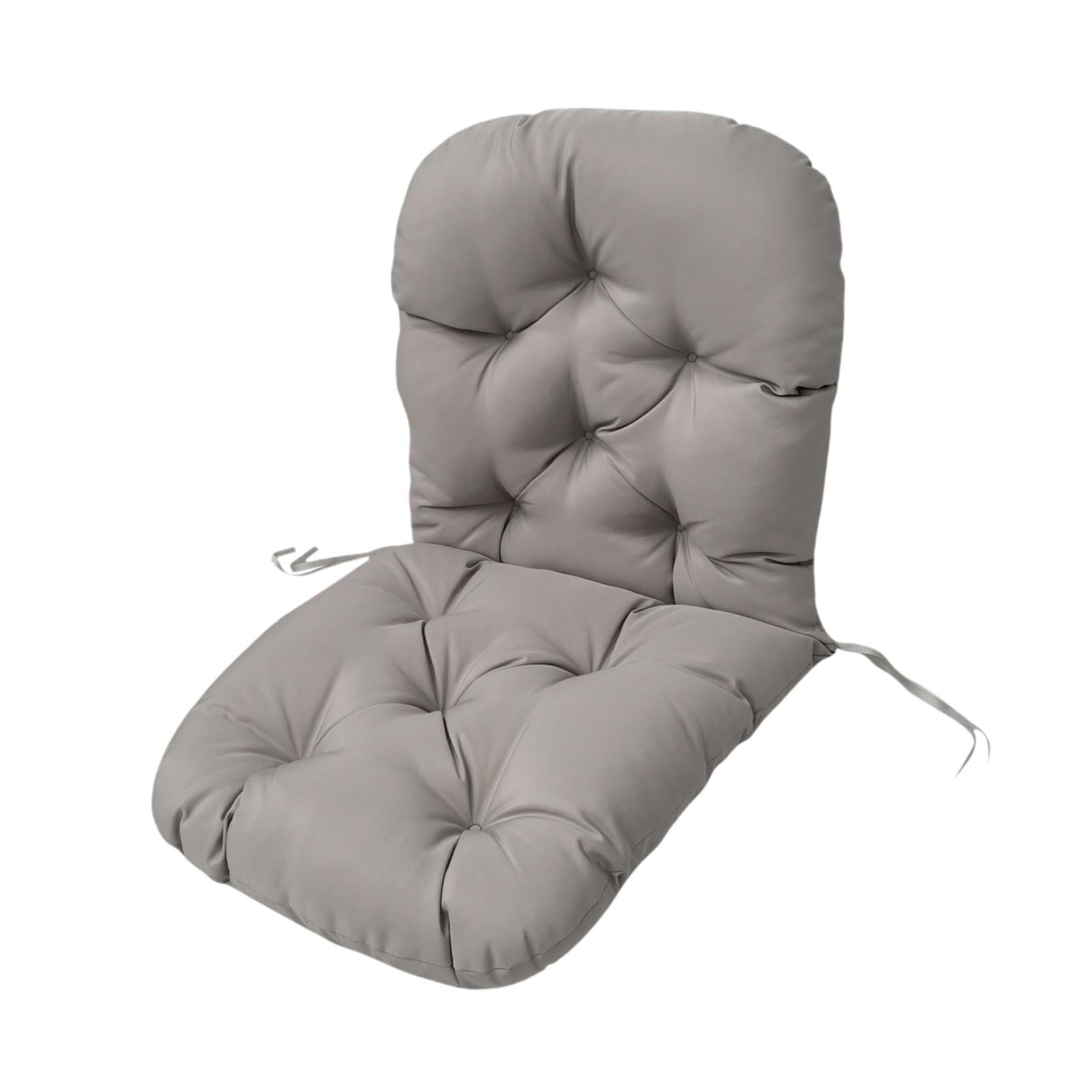 figatia Rocking Chair Cushion Outdoor Garden Chair Cushion Spring Summer Seasonal Outdoor Furniture Easy to Clean Patio Chair Cushion light grey