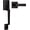 Oil Rubbed Bronze, variant on Front Door Handle with Modern Lever, Oil Rubbed Bronze Exterior Entry Door Handle No Lock, Reversible for Left & Right Handed Door, Lower Half Grip