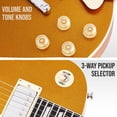 thumbnail image 3 of Guitarra eléctrica LyxPro SB Series 39" estilo LP Caoba, 3 of 6