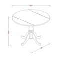 thumbnail image 6 of East West Furniture Dublin 3-piece Wood Dining Table Set in Espresso, 6 of 7