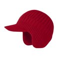 thumbnail image 2 of Men Winter Knitted Hat with Short Brim Thick Windproof Ear Keep Warm Grandpa Beanie Elastic Outdoor Cap Outdoor School Commuting Beanie, 2 of 8