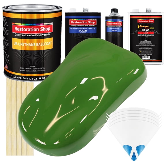 Deere Green Gallon URETHANE BASECOAT CLEARCOAT Car Auto Paint FAST Kit