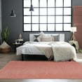 thumbnail image 5 of Luxe Weavers Fluffy Shag Blush 5x7 Area Rug Plush Bedroom Carpet, 5 of 10