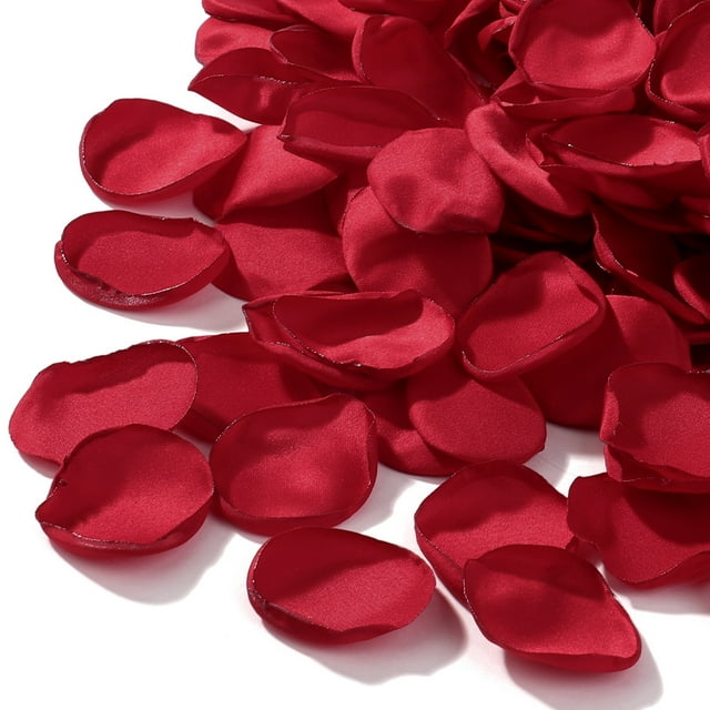 Nvzi 200 piezas de pétalos de rosa de seda, pétalos de flores artificiales para bodas, pétalos, B45