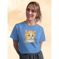 thumbnail image 2 of Staring Kitten T-Shirt Women -Kayomi Harai Designs, Female Small, 2 of 4
