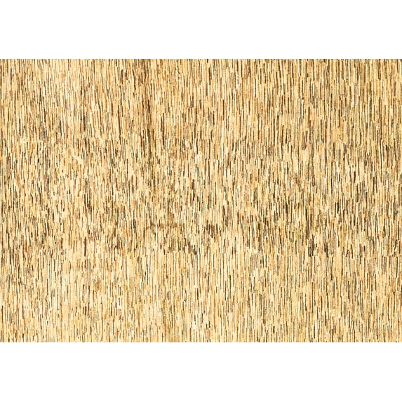 Ahgly Company Indoor Rectangle Solid Brown Modern Area Rugs, 2' x 5'