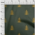 thumbnail image 1 of oneOone Viscose Jersey Fabric Christmas Tree Ikat Print Fabric BTY 60 Inch Wide, 1 of 5