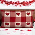 thumbnail image 4 of Valentines Day Pillow Covers 12x20 Birthday Gifts Heart Pattern Throw Pillow Cover Decorations for SofaHome Decor, 4 of 5