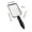 Black-A, variant on Stainless Steel Pet Litter Scoop Shovel - Cat Dog Poop Cleaner with Sieve Clumping Litter Sifter Waste Collector for Small Animals