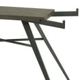 thumbnail image 5 of Armen Living Leah Glass Top Dining Table in Gray, 5 of 6