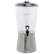 Tablecraft Silhouette 3.5 gal Tritan and Stainless Beverage Dispenser