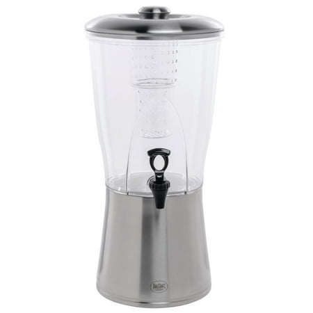 Tablecraft Silhouette 3.5 gal Tritan and Stainless Beverage Dispenser